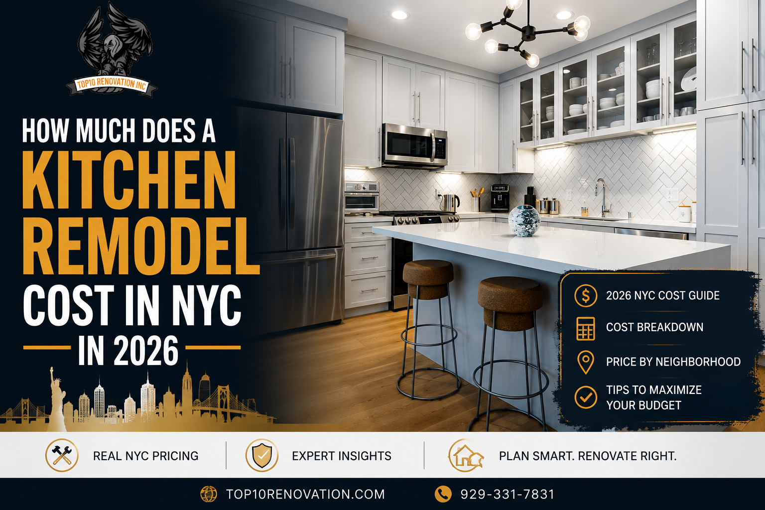How Much Does a Kitchen Remodel Cost in NYC in 2026