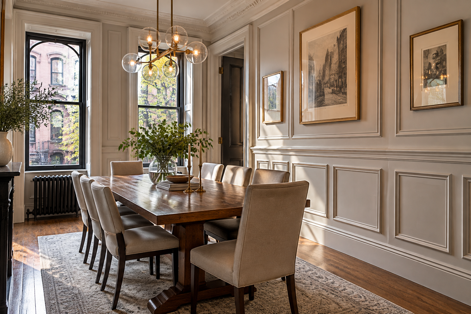 wainscoting and wall trim ideas for Brooklyn